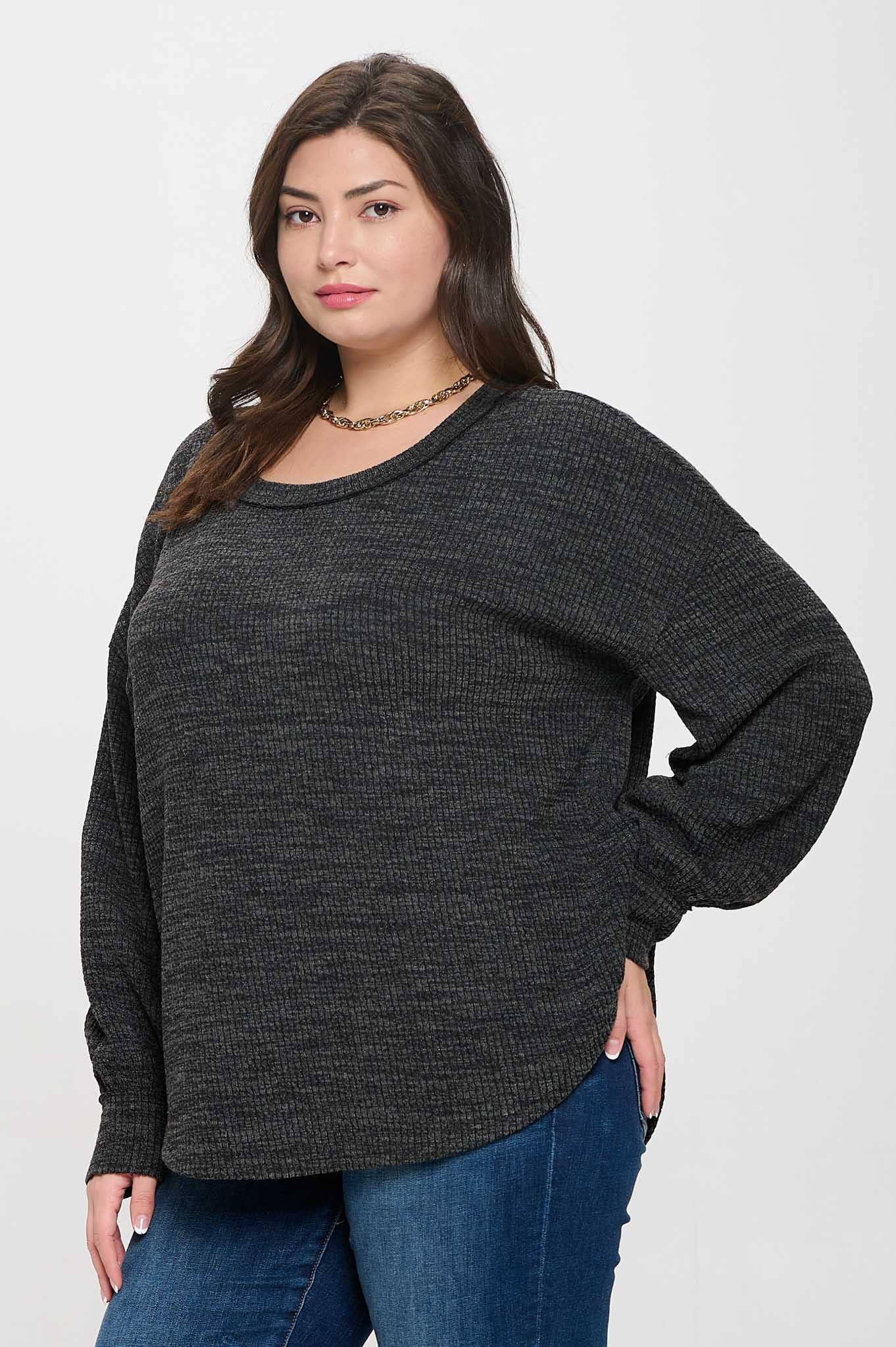 LONG SLEEVE SWEATER TOP