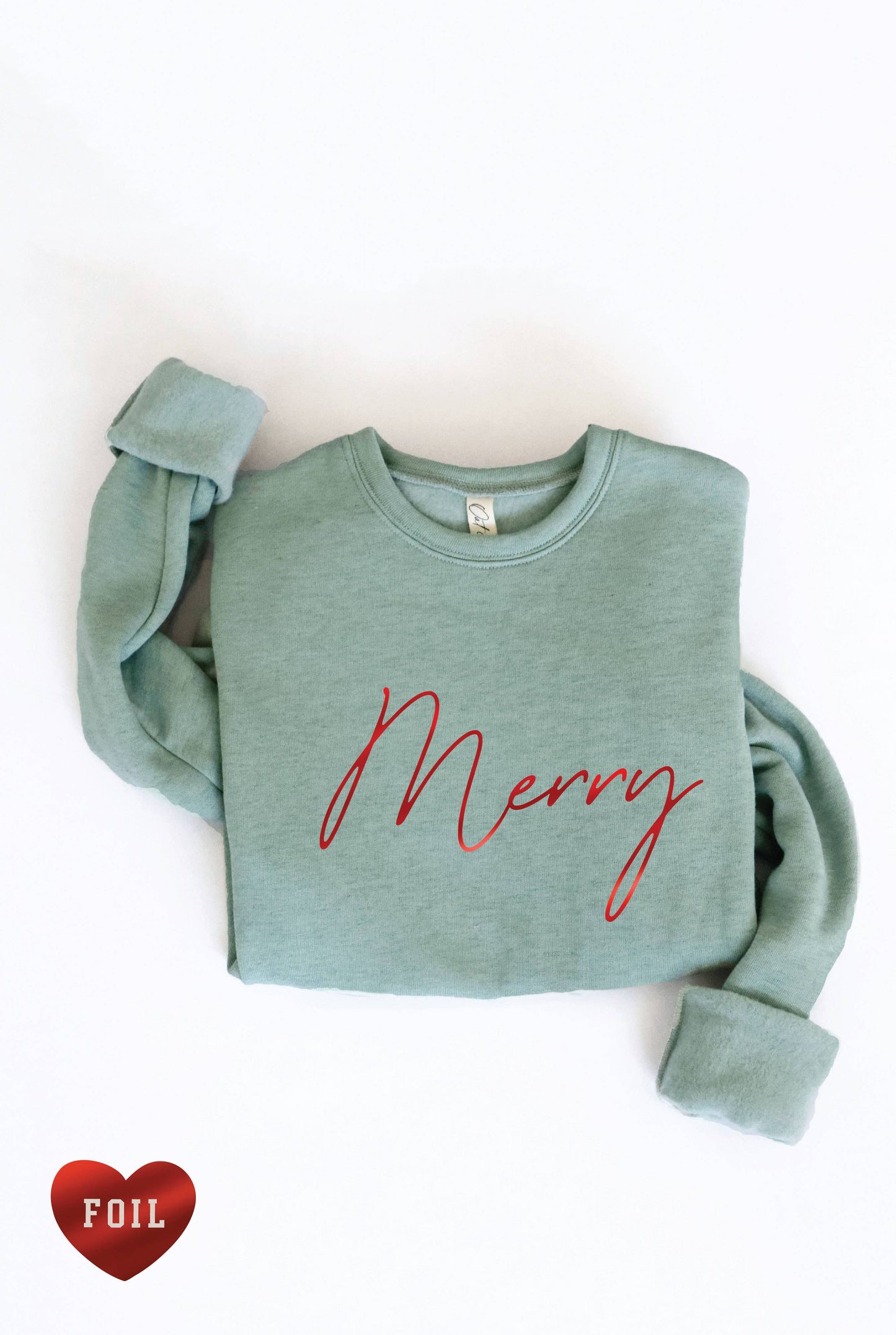 MERRY FOIL Graphic Sweatshirt