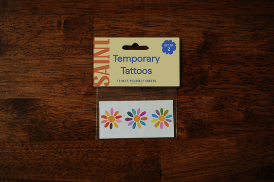 Flower Power Temporary Tattoos