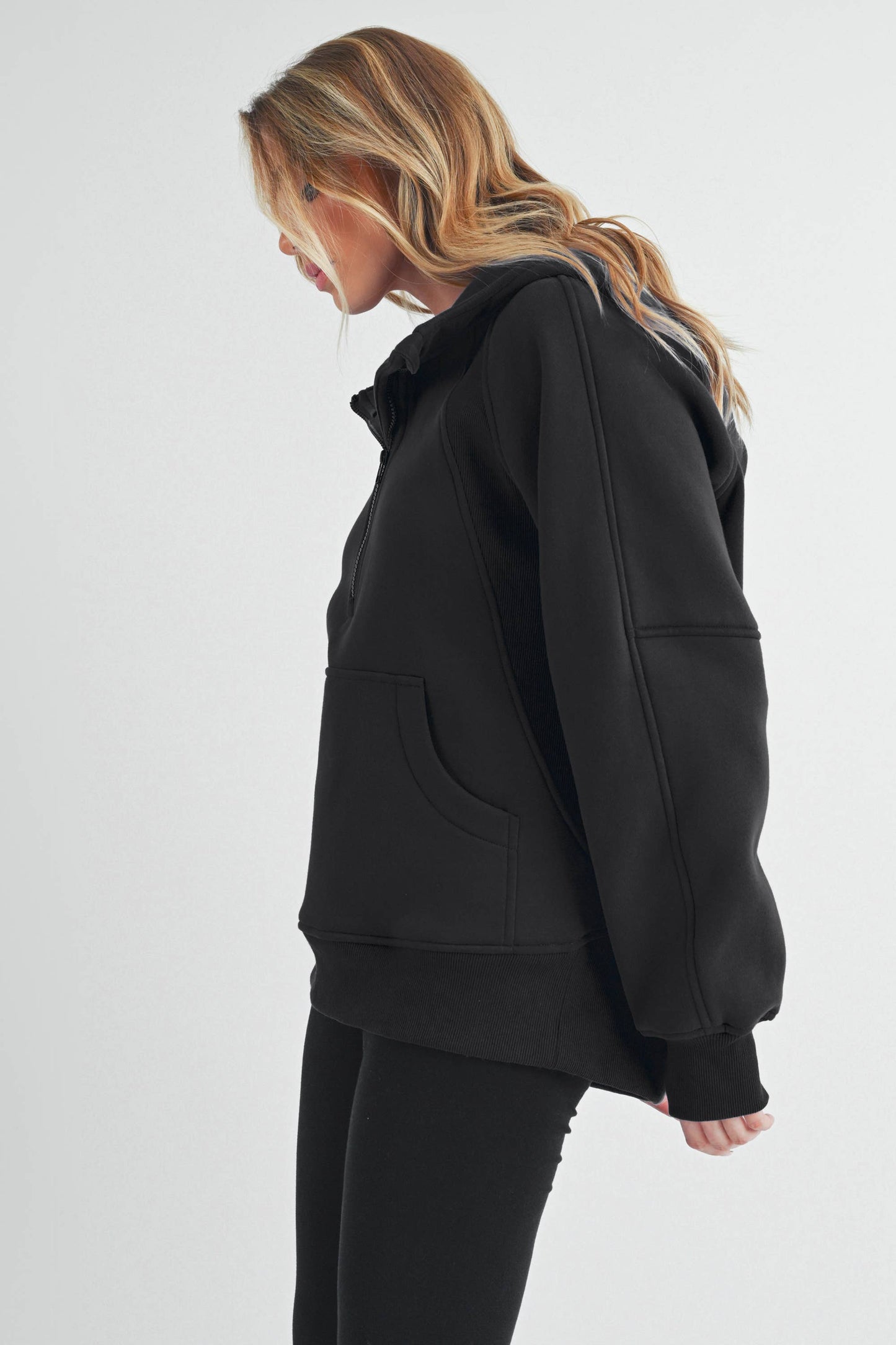 990DK Long Drea Half-Zip Hoodie