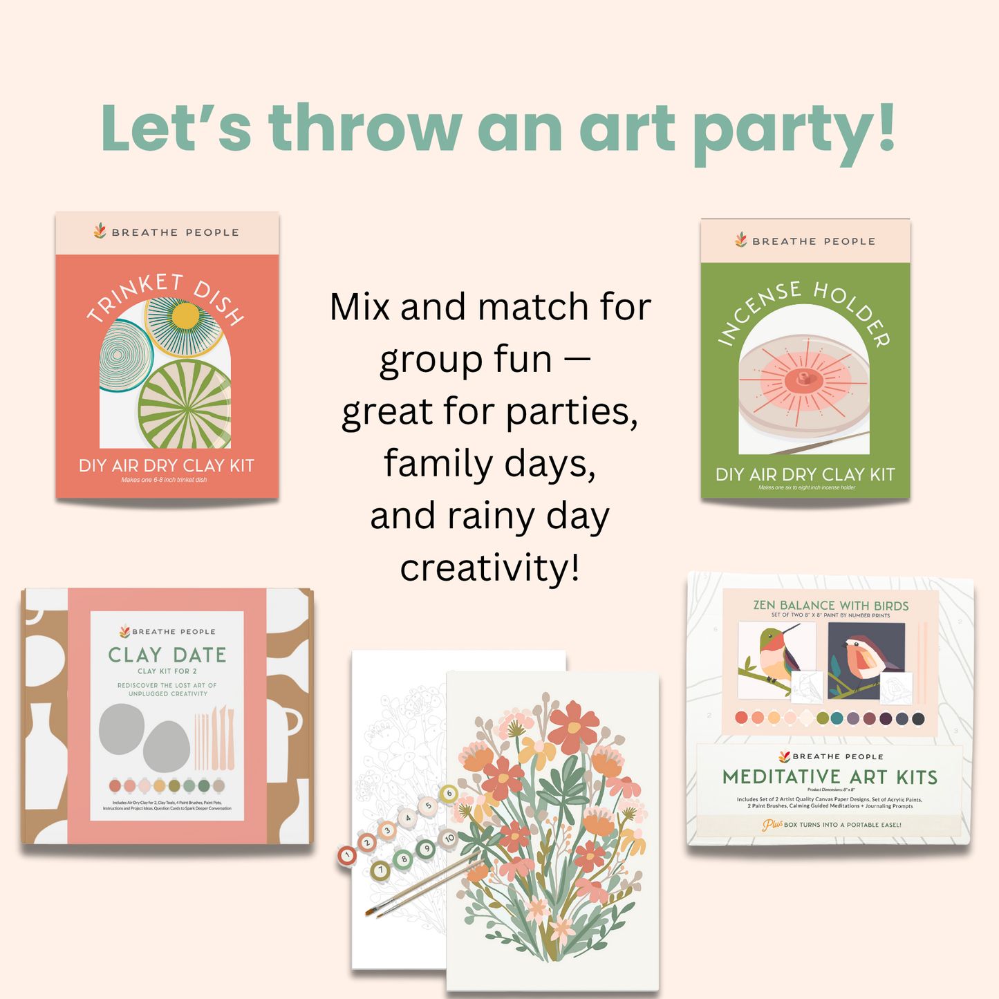 Kids DIY Clay Kit — Trinket Dishes