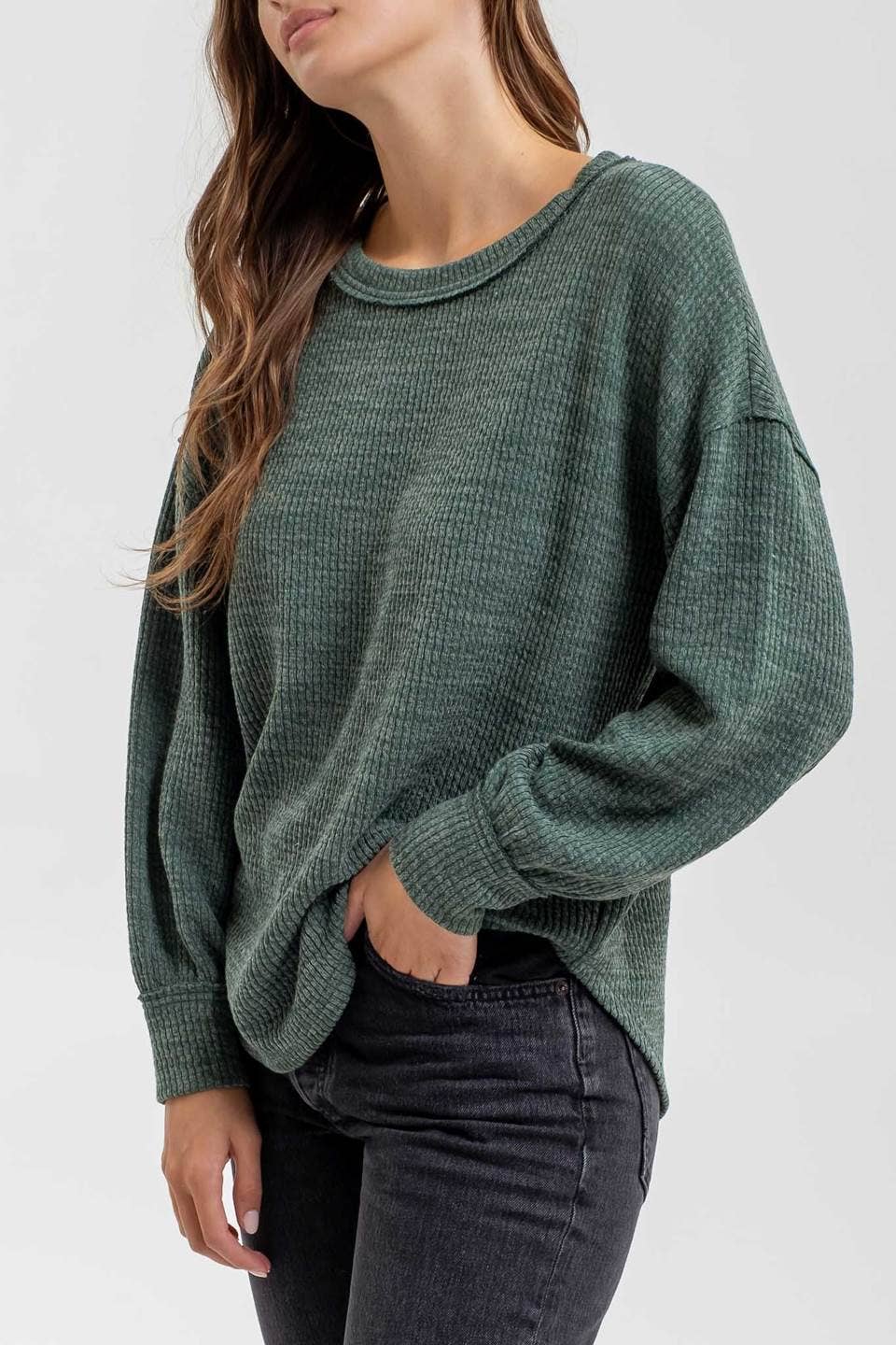 LONG SLEEVE SWEATER TOP