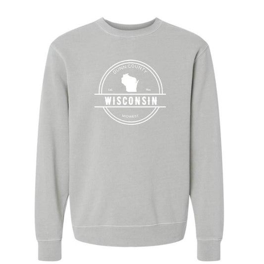 Dunn County Crew Sweatshirt (Pigment Cement)