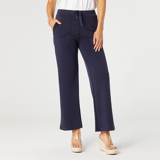 C + C Hilarie Super Soft Flare Bottom-Navy-SM