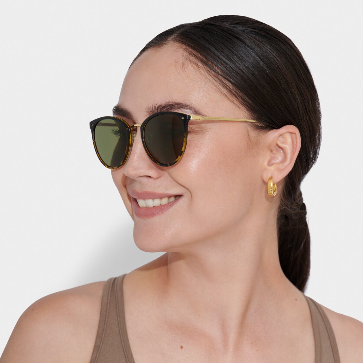 Santorini Sunglasses Black Tortoiseshell