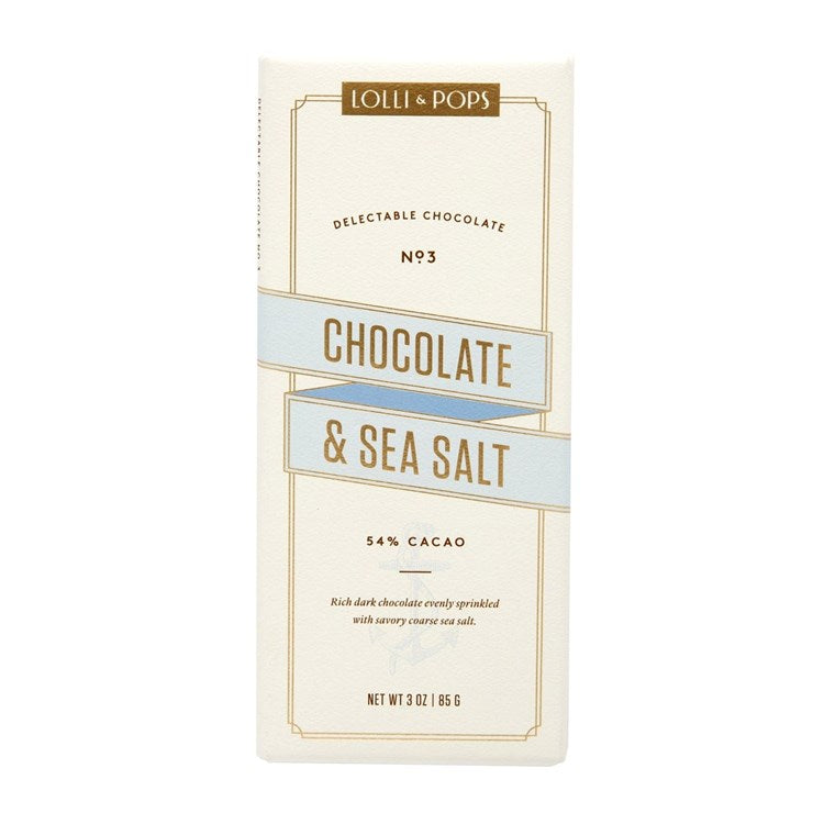 L&P Dark Choc Sea Salt Sig Bar