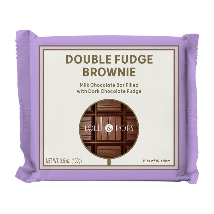 L&P Dbl Fudge Brownie 3.5z Bar