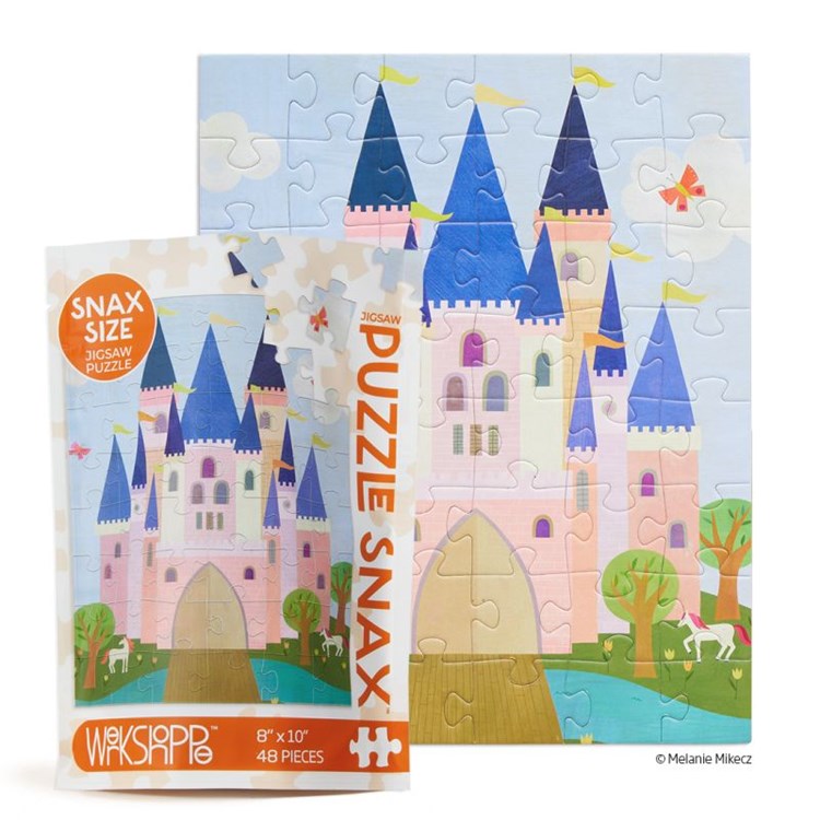 Pink Royal Castle 48 Puzzle Snax