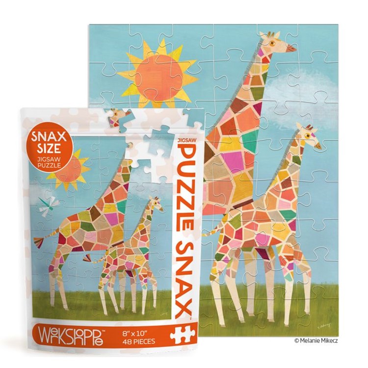 Sunshine Giraffes 48 Piece Puzzle Snax