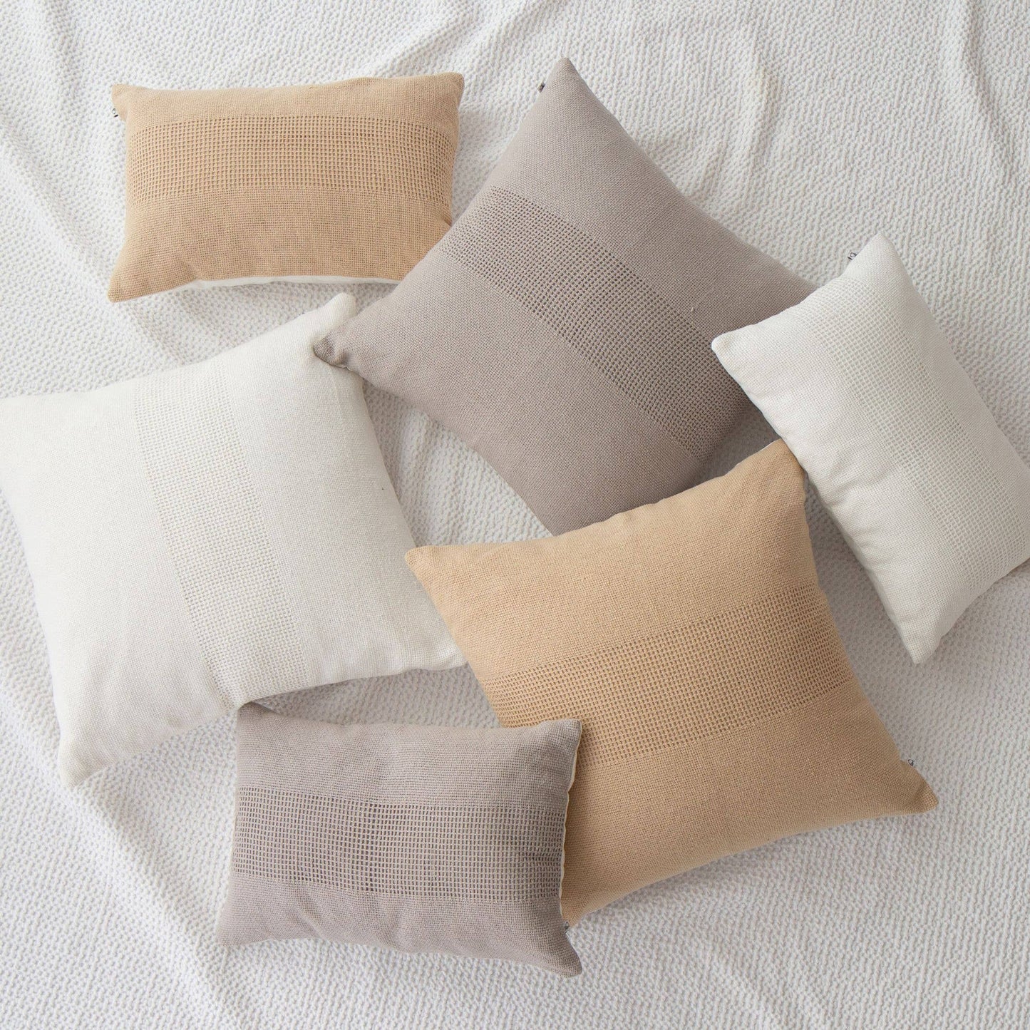 Woven Textured Pillow Cover