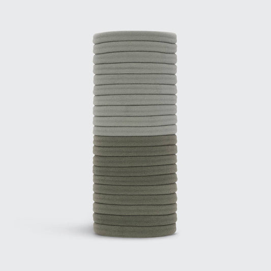 Nylon Elastics 20pc - Eucalyptus