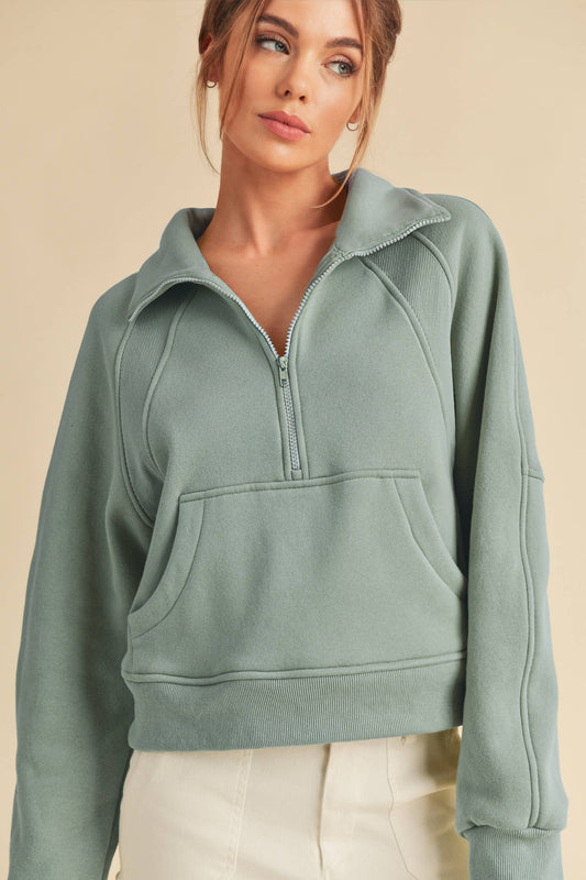 946CK Drea Half-Zip Hoodie