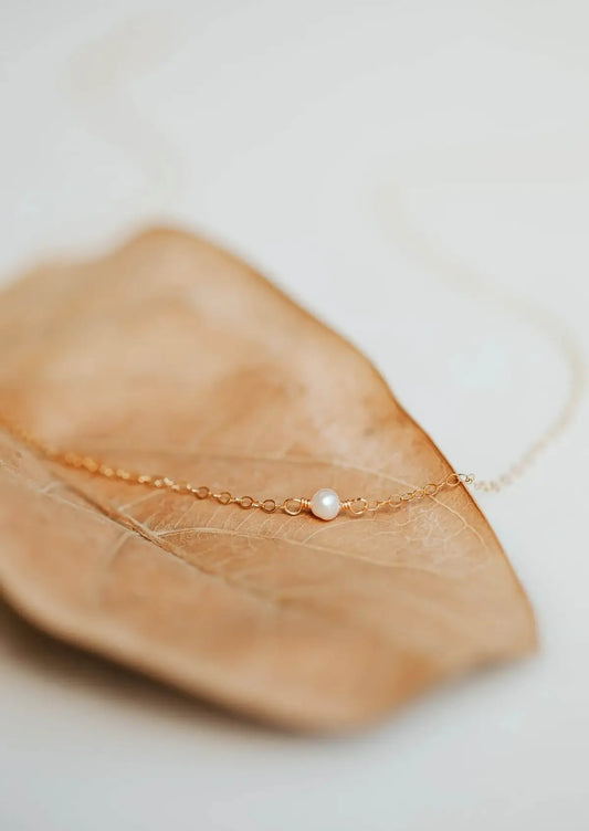 TINY Freshwater Pearl Necklace